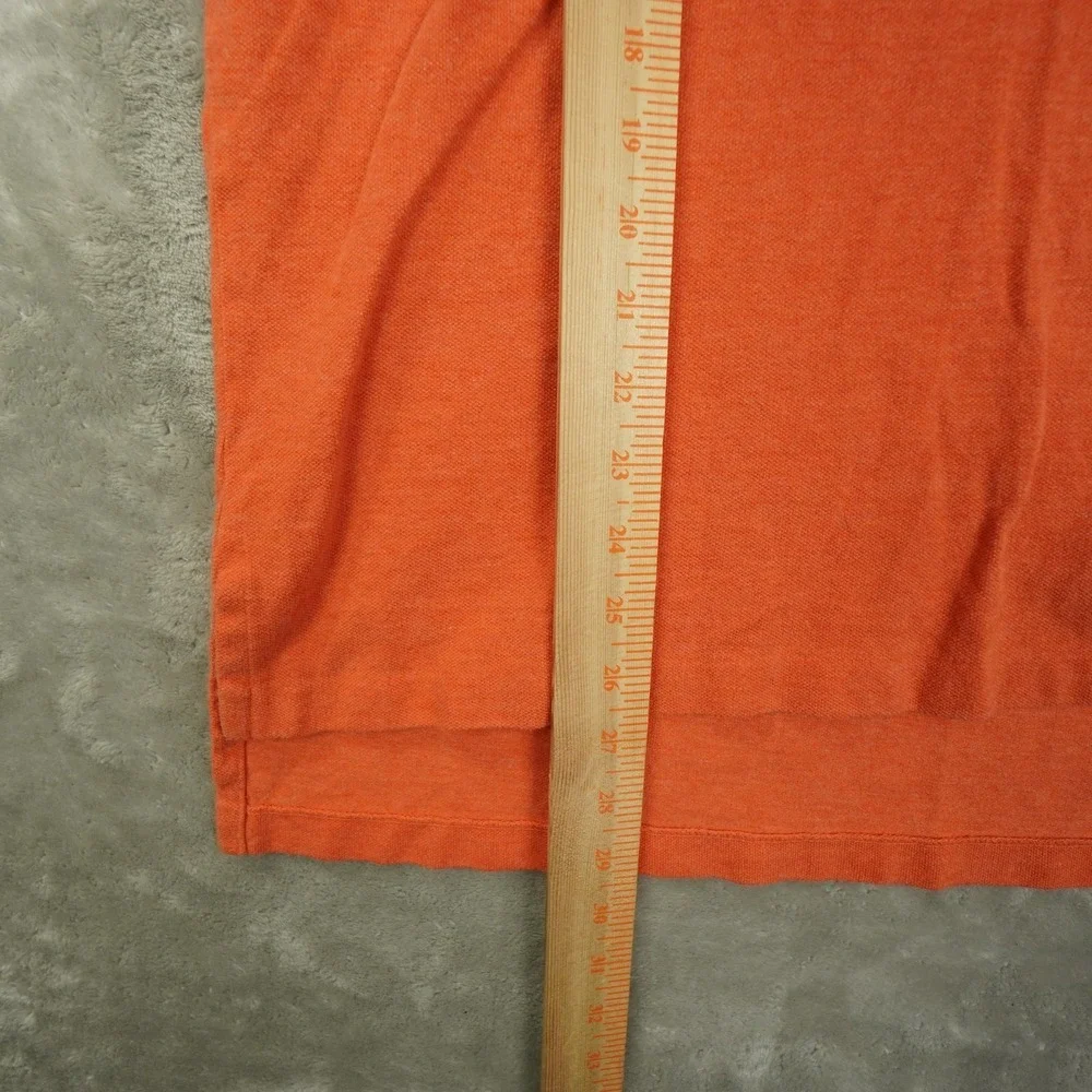 Polo Ralph Lauren Classic Fit Polo Shirt Men's Large Orange Preppy Retro